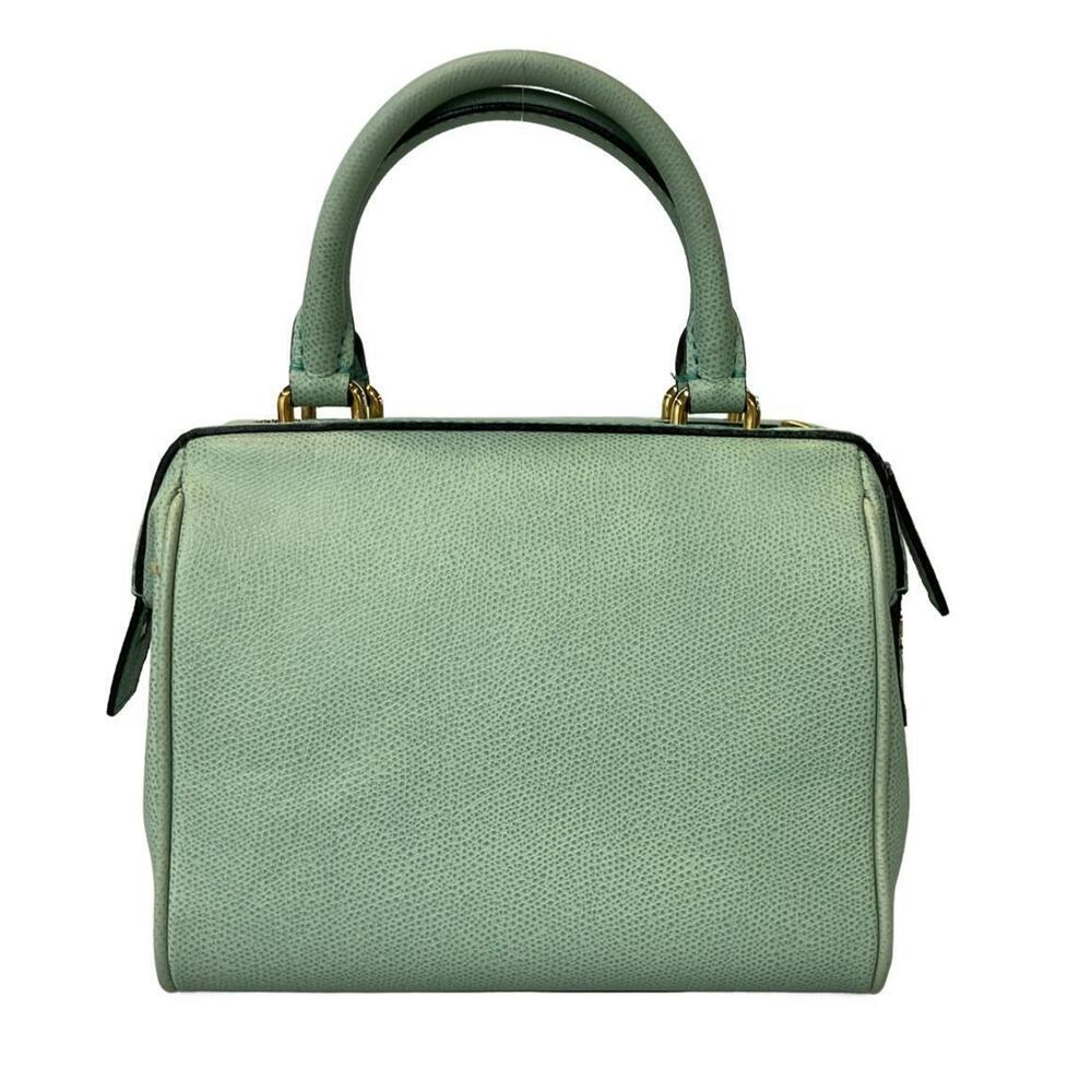 CELINE Handbag Shoulder Bag Green Leather - Picture 2 of 6
